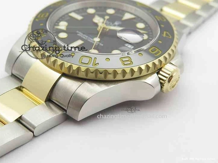 Best AAA Replica Sites Stack) II GMT-Master A3187 Best 1:1 Black Hand LN YG Wrapped Edition Noob (Correct 3642 Timeless Thick Ceramic 116713 0115